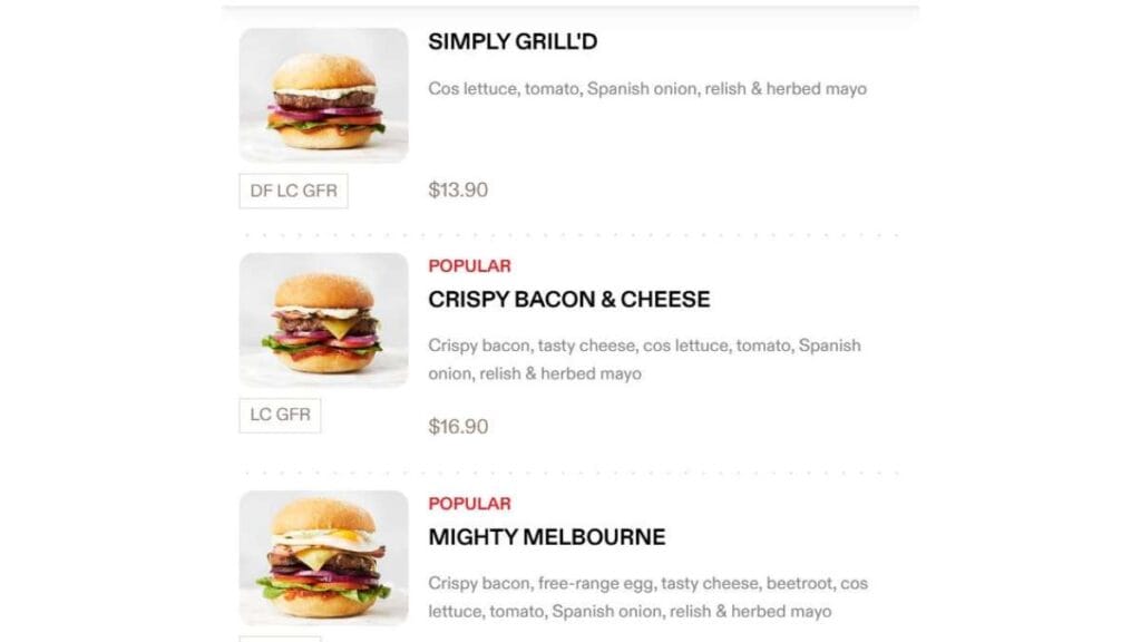 Grilld Menu Prices Australia 2026: The Full List, Best Picks & Saving Hacks