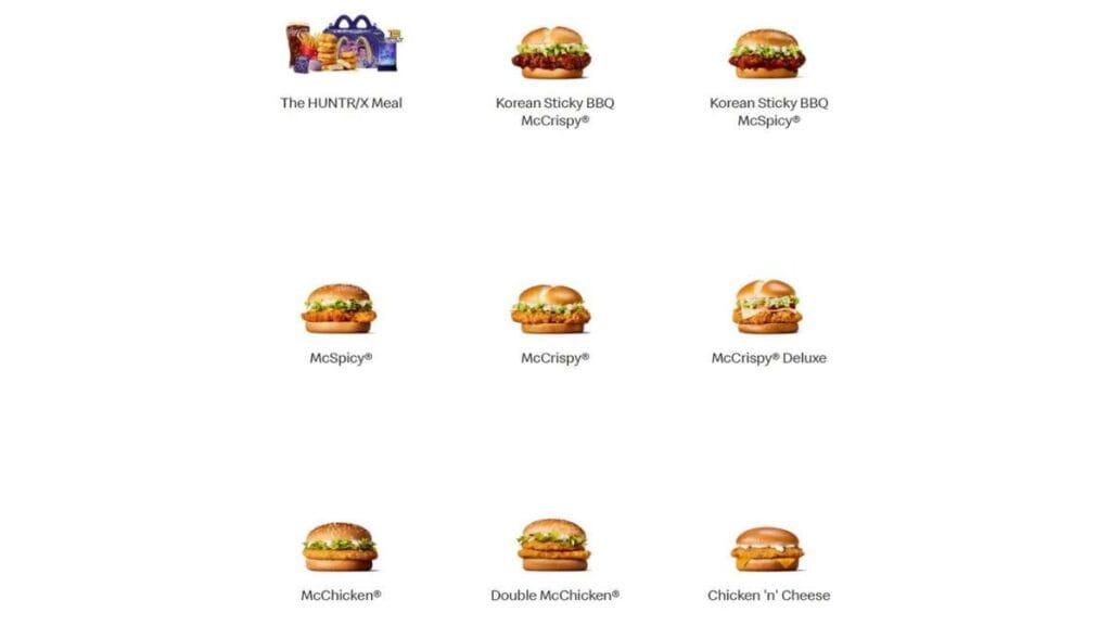 McDonalds Loose Change & Value Menu Prices Australia