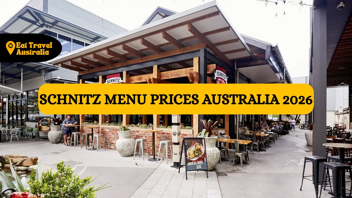 Schnitz Menu with Prices Australia 2026: Full Price List