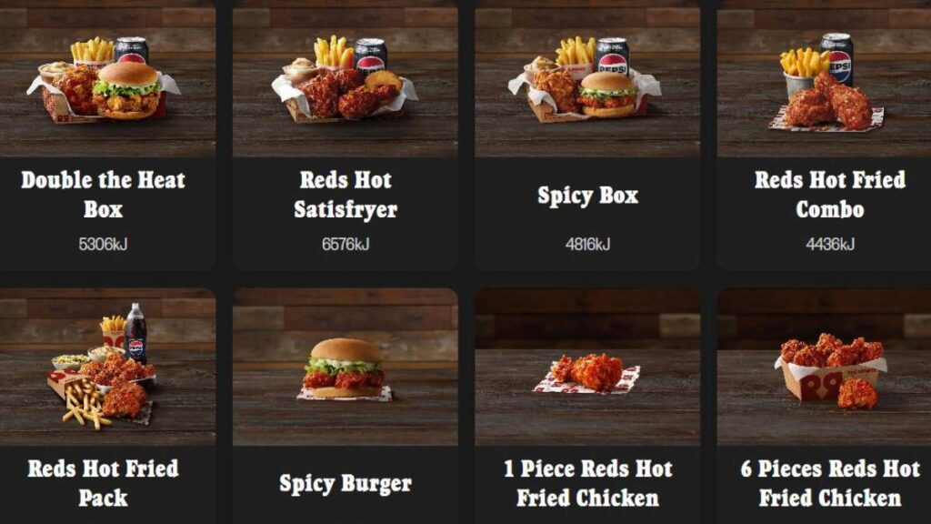 Red Rooster Menu & Prices