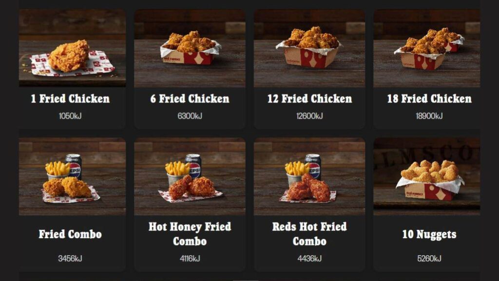Red Rooster Menu & Prices