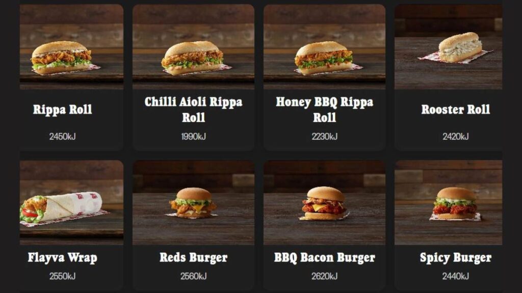 Red Rooster Menu & Prices